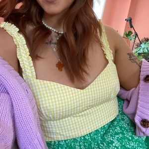 ‘Zara’ cropped tank top